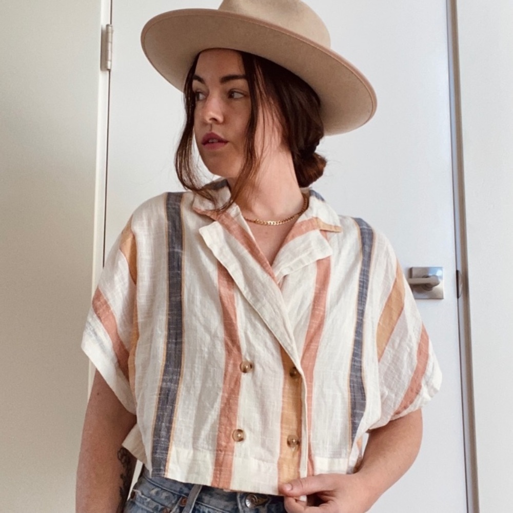 O’Neill linen blouse M